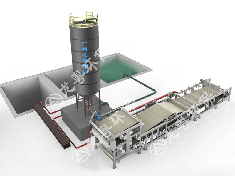 河道淤泥脱水3D布局
